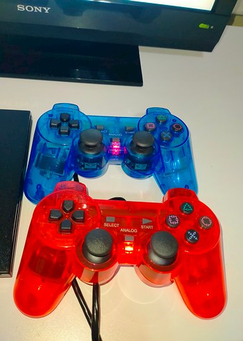 PS2 süperslim set 64 GB full oyun 2 kol - Görsel 7