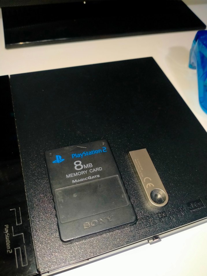 PS2 süperslim set 64 GB full oyun 2 kol - Görsel 2