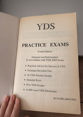 YDS Practice Exams - 4. Baskı, M. Fatih Adıgüzel