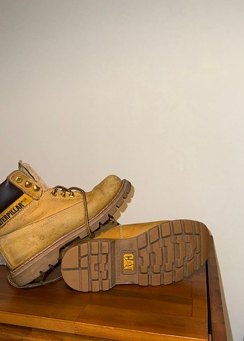 Cat Timberland Kahverengi Deri İs Botu