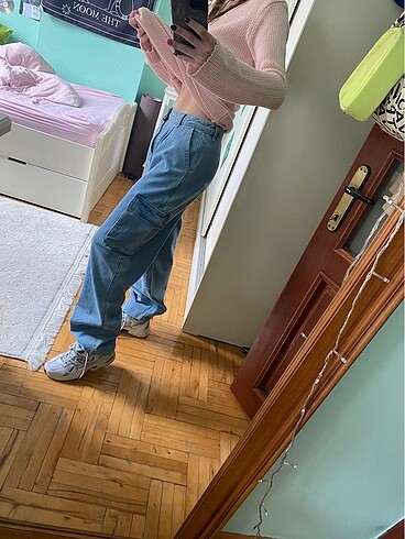 Urban Outfitters bdg kargo jeans açık mavi
