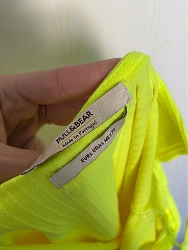 Pull and Bear Neon Sarı Body 2li paket