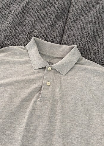 LC Waikiki Gri Melanj Polo Tisort