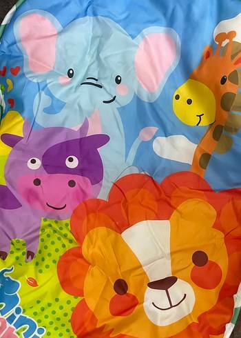 Renkli Bebek Oyun Matı, Sentetik Kumaş - Görsel 2