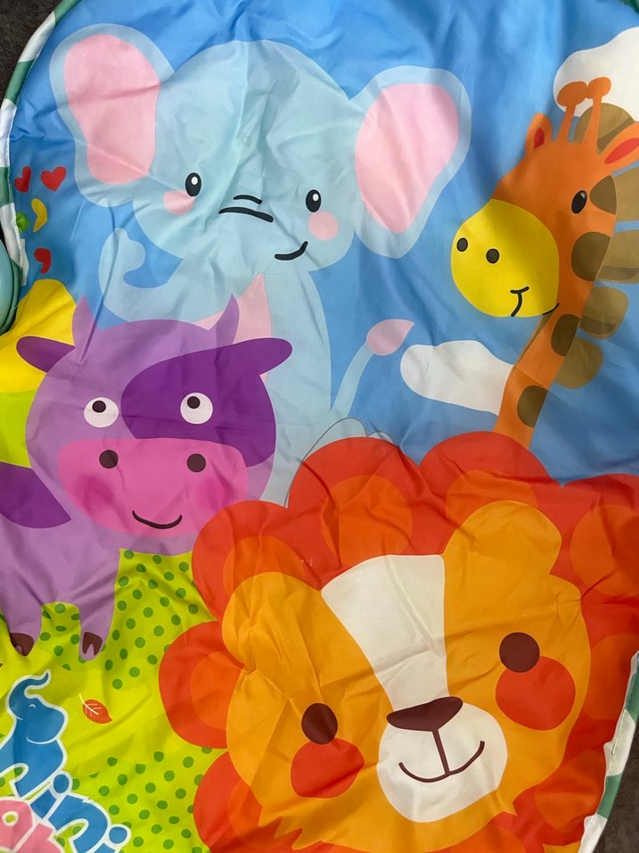 Renkli Bebek Oyun Matı, Sentetik Kumaş - Görsel 2