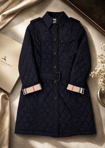 Burberry Kapitone Trenckot Orjinal