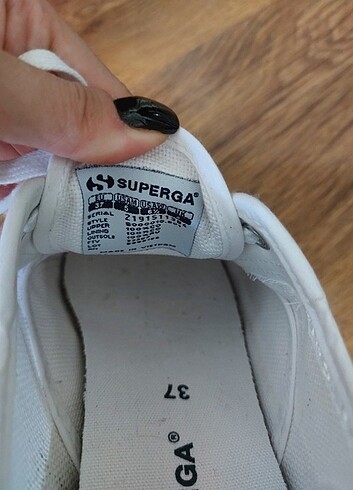 37 Beden beyaz Renk Superga Kadın Beyaz Orijinal