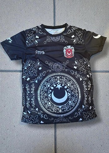Nike Siyah Ay Yildizli Futbol Tisortu Orjinal