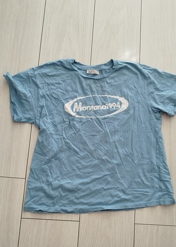 Mavi Kısa Kollu Hamile Tişört Montana1994