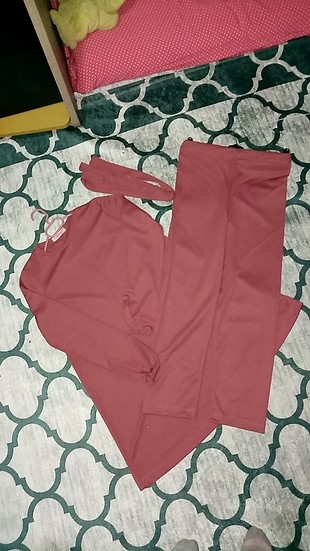Tesettür tunik pantolon takım 