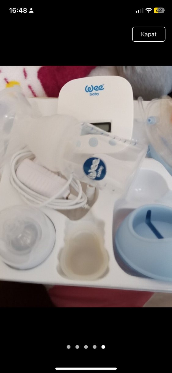 Wee Baby Mavi Elektrikli Göğüs Pompası - Görsel 4