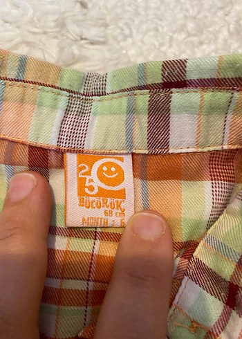 Erkek Çocuk Düğmeli Gri Kısa Kollu Gömlek - Görsel 3