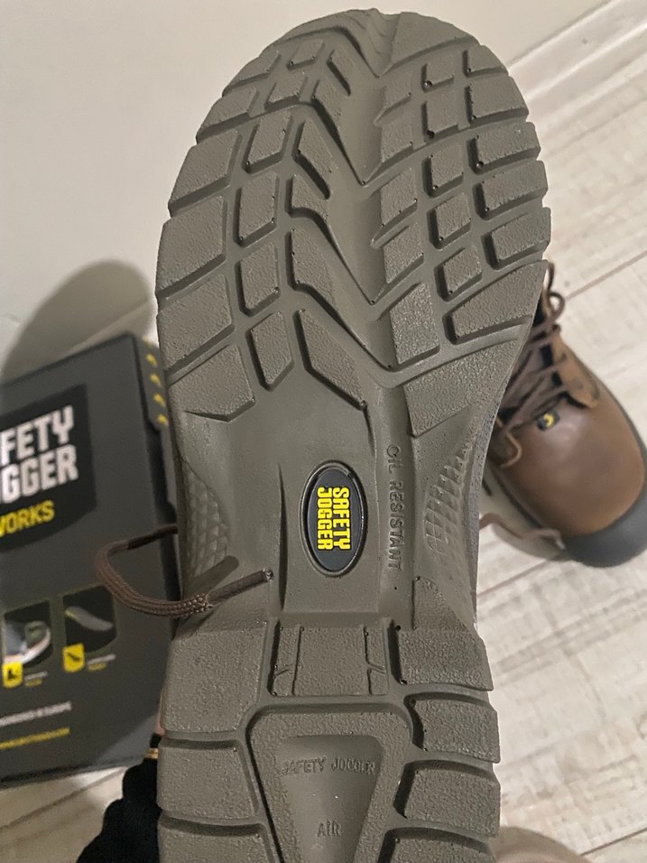 Kahverengi Deri Bağcıklı safety jogger work - Görsel 2