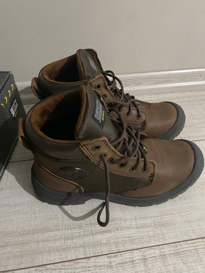 Kahverengi Deri Bağcıklı safety jogger work - Görsel 3