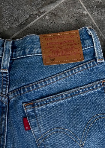 Levis 501 Mavi Denim Jean P0090