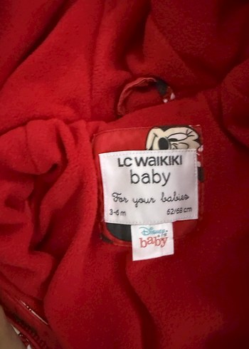 Kapüşonlu Kız Bebek Desenli Kırmızı Tulumu astronot - Görsel 5