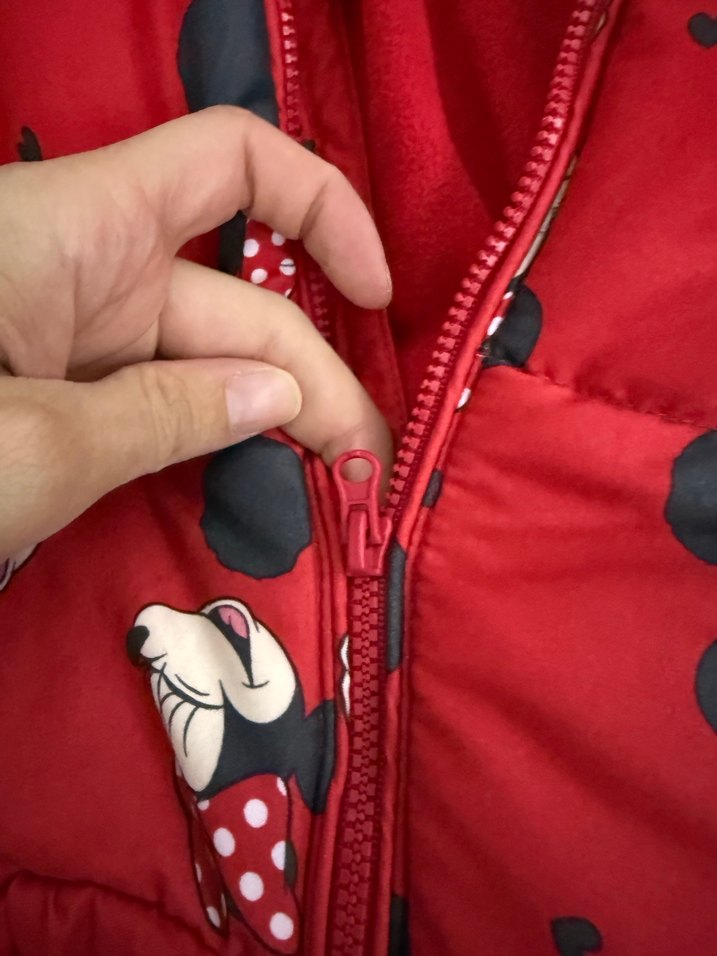 Kapüşonlu Kız Bebek Desenli Kırmızı Tulumu astronot - Görsel 4