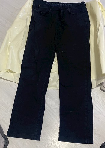 Diğer Siyah Regular Fit erkek Denim Pantolon