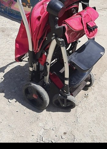 Parlak pembeı Bebek Arabası - Görsel 4