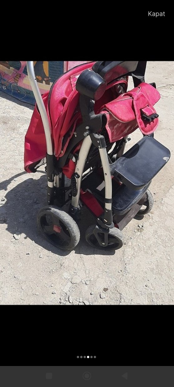 Parlak pembeı Bebek Arabası - Görsel 4
