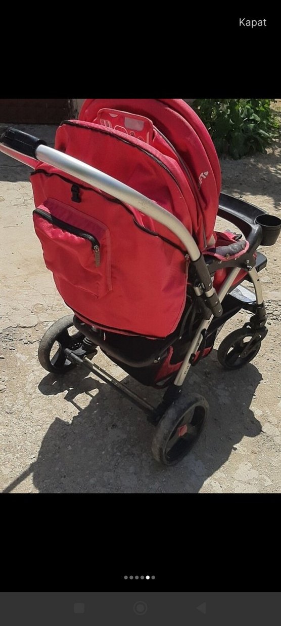 Parlak pembeı Bebek Arabası - Görsel 2