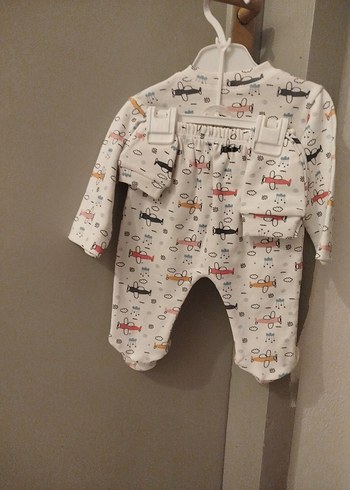 hastane çıkışı Uzun Kollu Baskılı Bebek Erkek Takımı - Görsel 2