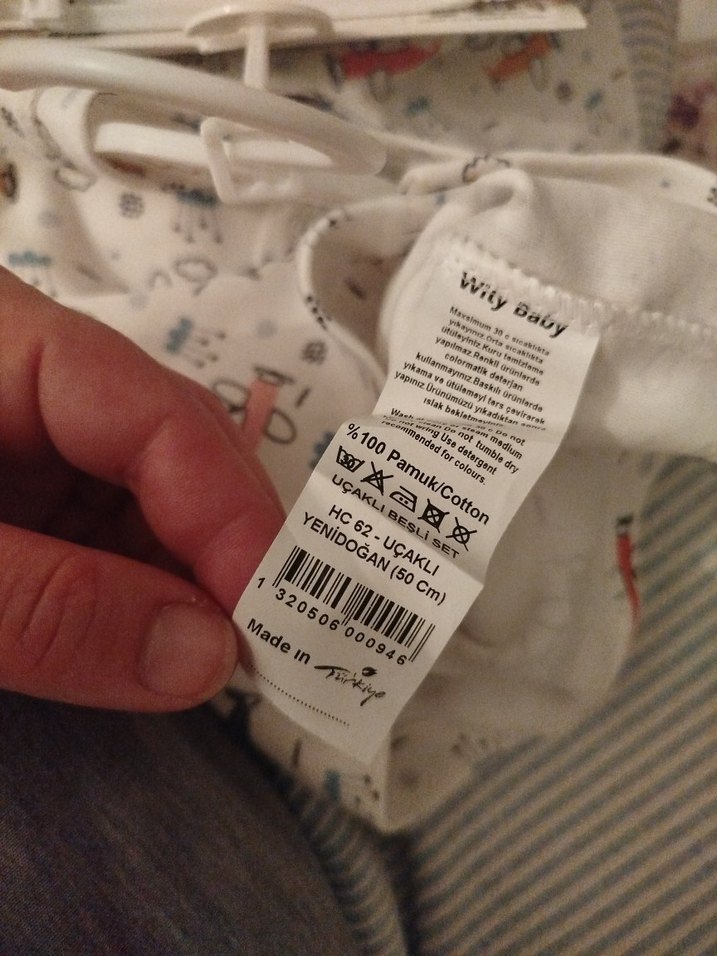 hastane çıkışı Uzun Kollu Baskılı Bebek Erkek Takımı - Görsel 4