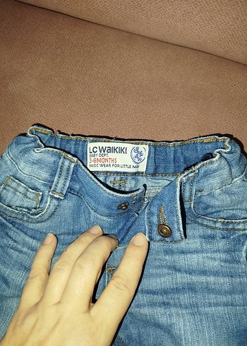 Erkek Çocuk Düğmeli Kot Pantolon - Görsel 3