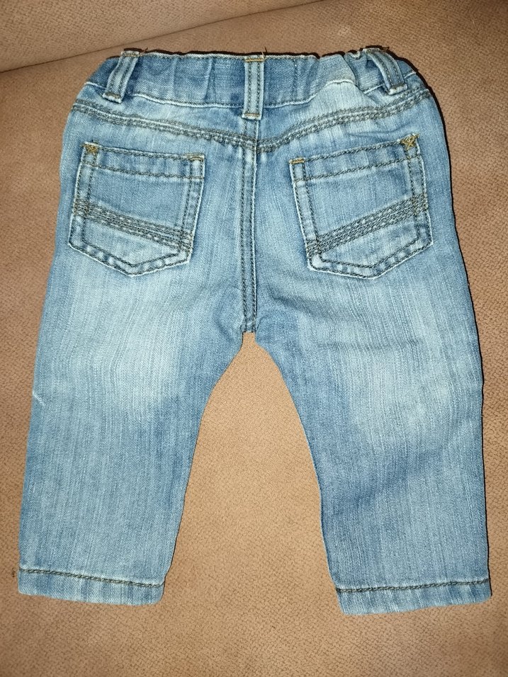 Erkek Çocuk Düğmeli Kot Pantolon - Görsel 2