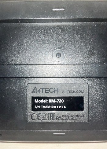 Kablolu Siyah F Klavye - Görsel 2