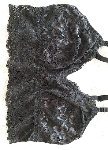 Marks & Spencer Marks and Spencer Siyah Dantel Bralet