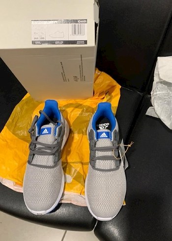 Adidas Gri Adidas Erkek Spor Ayakkabı Velcro Bağcıklı
