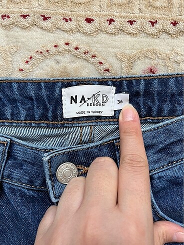 Zara NA-KD Naked wide leg yüksek bel kot jean denim