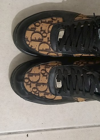 Nike Dior Monogramli Siyah Sneaker
