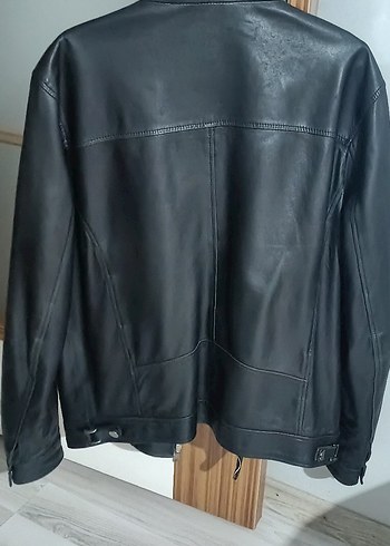 Diğer Siyah Deri Biker Ceket