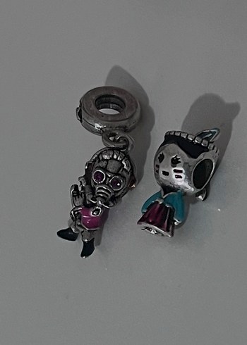 2 adet gümüş charm - Görsel 2