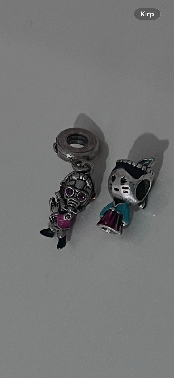 2 adet gümüş charm - Görsel 2
