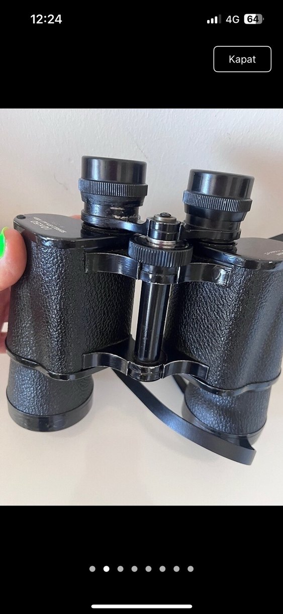 10x50 Siyah Dürbün Vintage - Görsel 2
