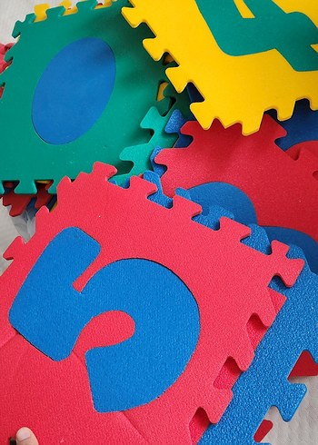 Renkli Çocuk Sayı Puzzle'ı