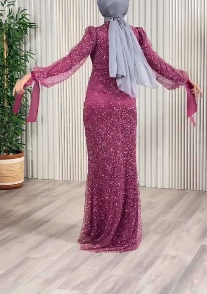 Tesettür Abiye Elbise - Görsel 2