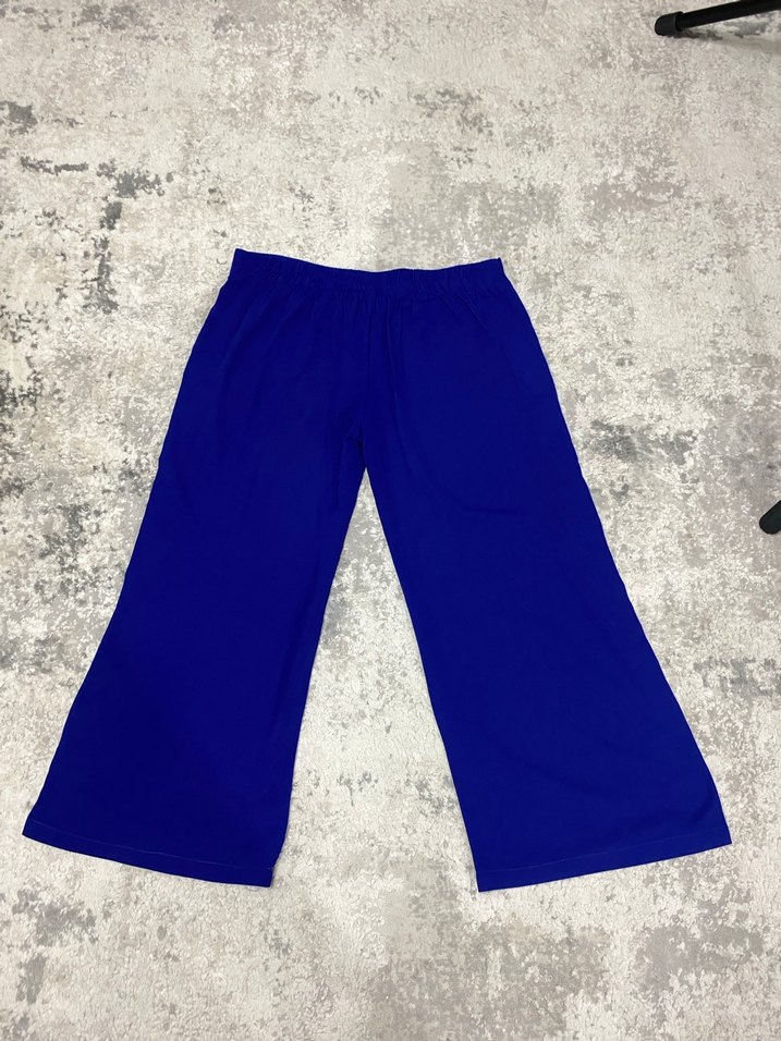 Mavi Kadın Bol Kesim Kumaş Pantolon - Görsel 2