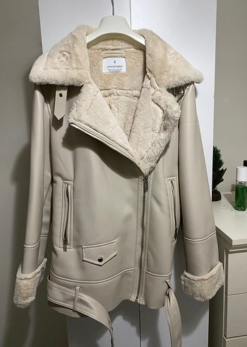 Stradivarius Deri Ceket - Görsel 2