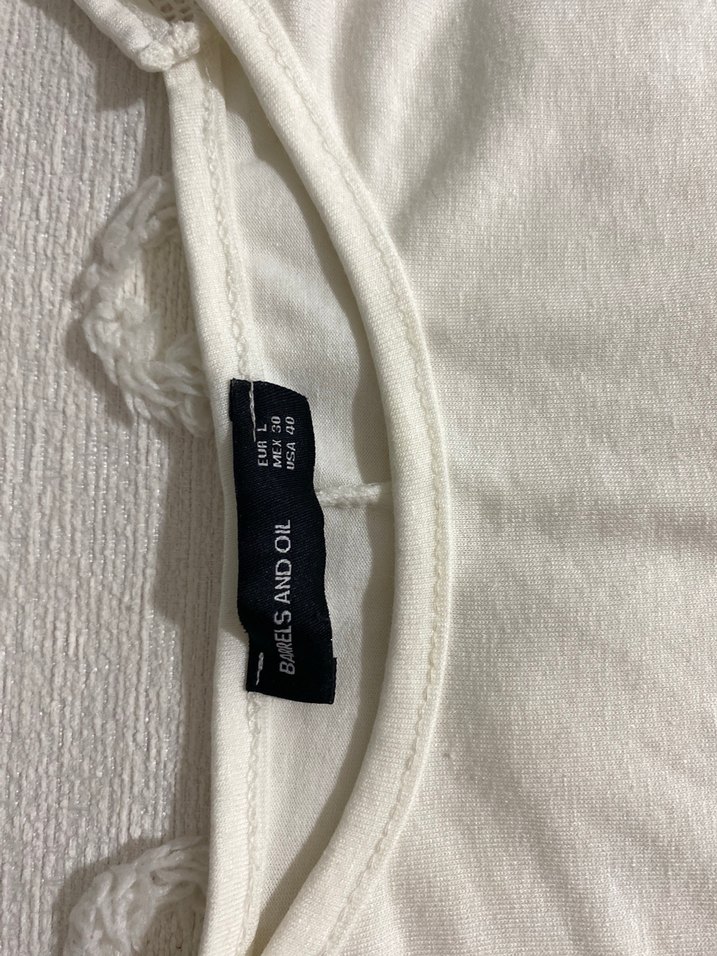 Uzun Kollu Beyaz Bluz - Görsel 4