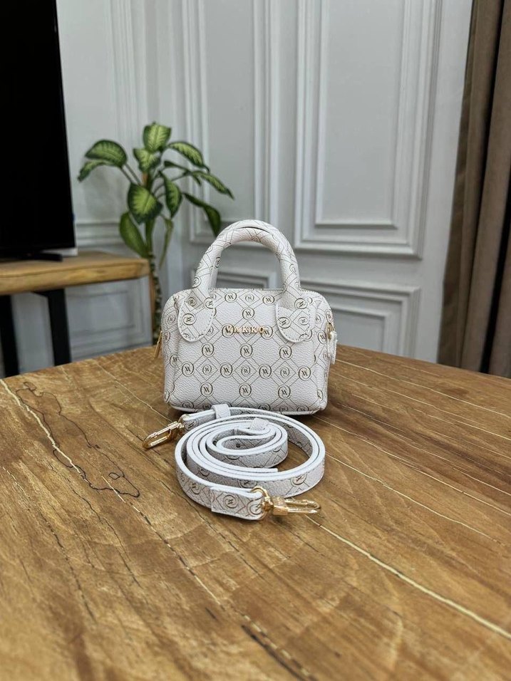 Vakko Desenli  Deri Kadın Çanta - Görsel 4