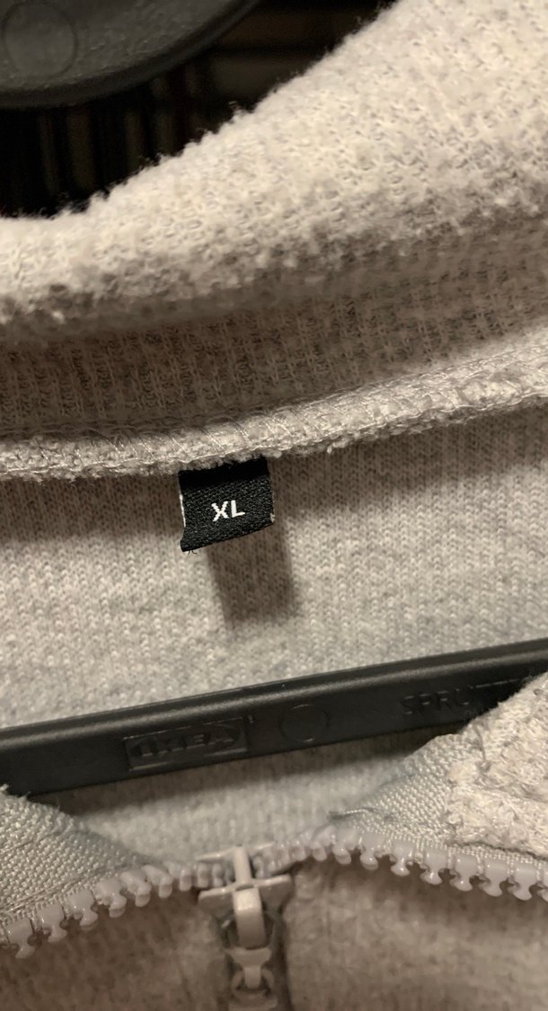 Gri Fermuarlı Kadın Sweatshirt - Görsel 2