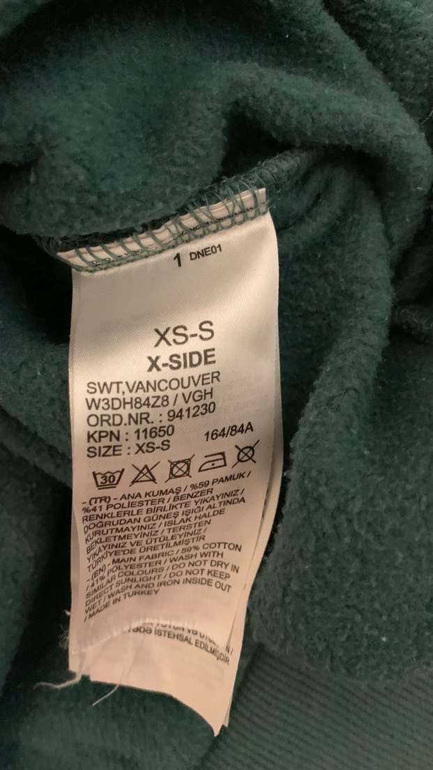 Yeşil Baskılı Kadın Sweatshirt - Görsel 2