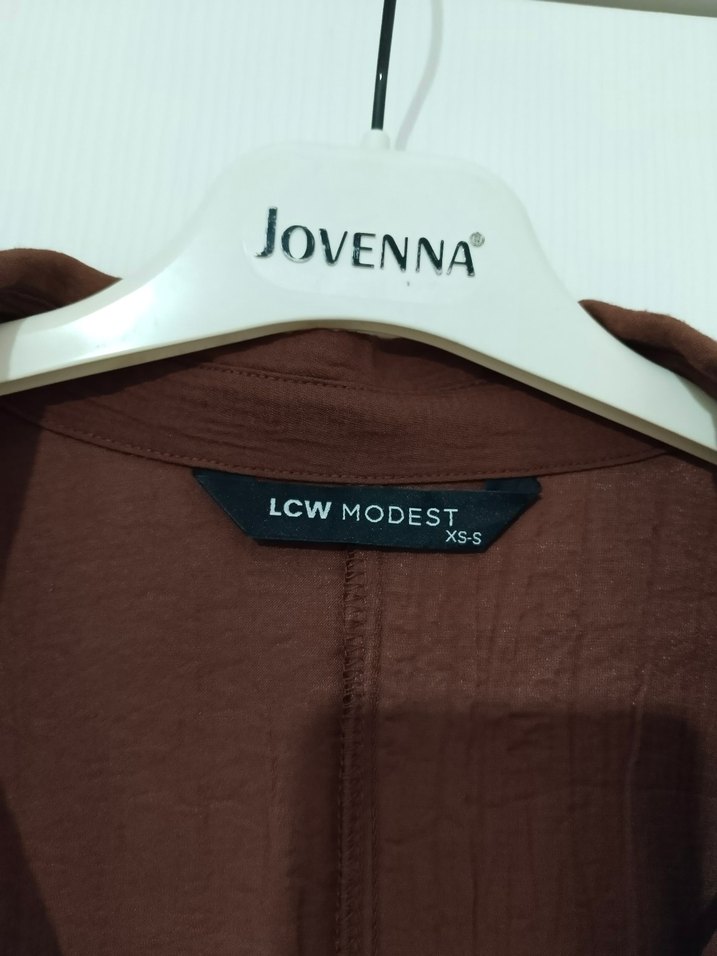 Kadın Kahverengi Gömlek - Görsel 5