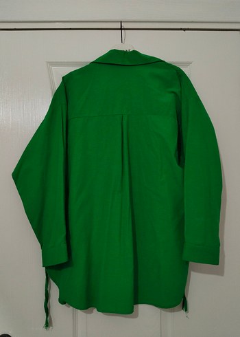 Yeşil Salaş Gömlek - Görsel 7