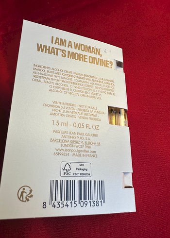 Jean Paul Gaultier Divine Le Parfum Kadın Parfümü - Görsel 3