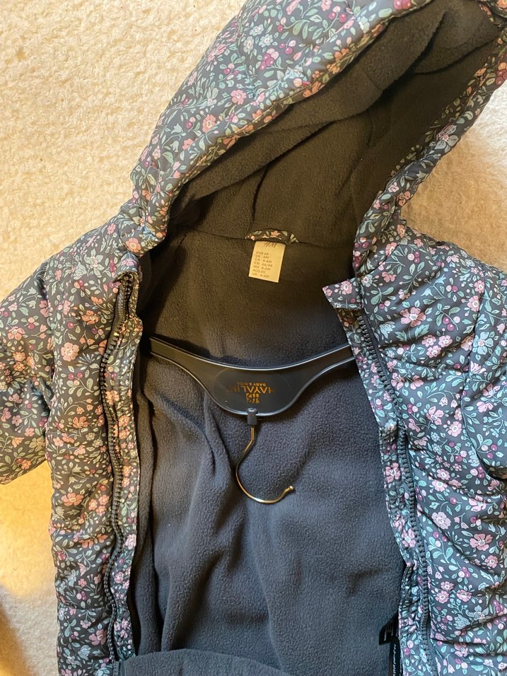 H&m Kız Bebek Kapüşonlu Fermuarlı Kış Tulumu astronot - Görsel 2